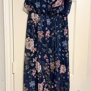 Maurices Navy Floral Dress